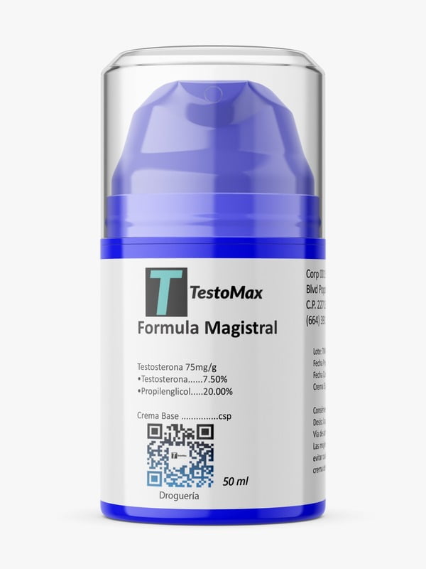 Testomax Bioidéntica Crema 75mg/g – 50 días de aplicación